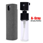 2in1 Microfiber Screen Cleaner Spray Bottle Set Mobile Phone Ipad Computer Microfiber Cloth Wipe Iphone Cleaning Glasses Wipes