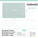 Soft Leather Planner Agenda A7 A6 Notebook Schedules Yearly Monthly Daily Plan To Do List Notepad Self Disciplined Punch Book