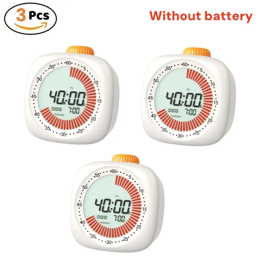 Digital Pomodoro Visual Timer Children Study Timer with Night Light,60-Minute Countdown Timer, Timer for studying Home&School