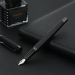 BAOKE T18/T19/T20 Black Grey Fountain Pen Gift Set, Includes Ink Bottle, 6 Cartridges, Exquisite Package, Smooth Writing Pens