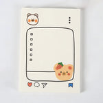 50 Sheets To Do List Memo Pad Cute School Stationery Notes ins Portable Notepad Office Supply Fruit Notebook Message Note Book
