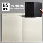 A5/B5/A4 Kraft Paper Notebook Journal Diary Sketchbook To-Do Lined Paper Daily Book For School Supplies Stationery