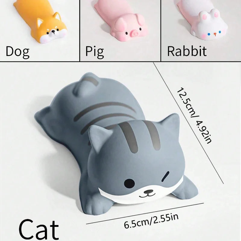 1pc Cute Wrist Rest, Support for Mouse Keyboard Computer Elbow Pad Arm Rest, for Desk, Kawaii, Office SuppliesPU Mouse Pad