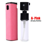 2in1 Microfiber Screen Cleaner Spray Bottle Set Mobile Phone Ipad Computer Microfiber Cloth Wipe Iphone Cleaning Glasses Wipes