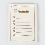 50 Sheets To Do List Memo Pad Cute School Stationery Notes ins Portable Notepad Office Supply Fruit Notebook Message Note Book