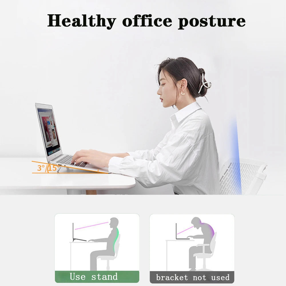 Mini Portable Legs Laptop Stand For Computer Keyboard Holder Laptop Stands For Macbook Huawei Xiaomi Notebook Aluminum Support