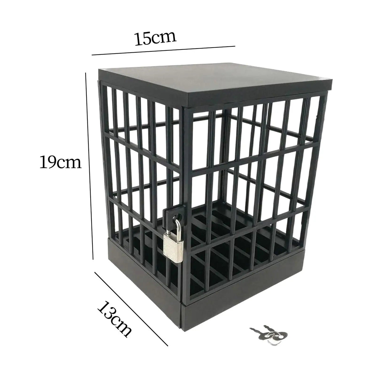 Cell Phone Lock Box with Jail Prison Novelty Locking Cage for Office Party