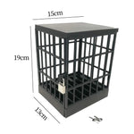 Cell Phone Lock Box with Jail Prison Novelty Locking Cage for Office Party