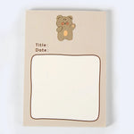 50 Sheets To Do List Memo Pad Cute School Stationery Notes ins Portable Notepad Office Supply Fruit Notebook Message Note Book