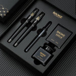BAOKE T18/T19/T20 Black Grey Fountain Pen Gift Set, Includes Ink Bottle, 6 Cartridges, Exquisite Package, Smooth Writing Pens