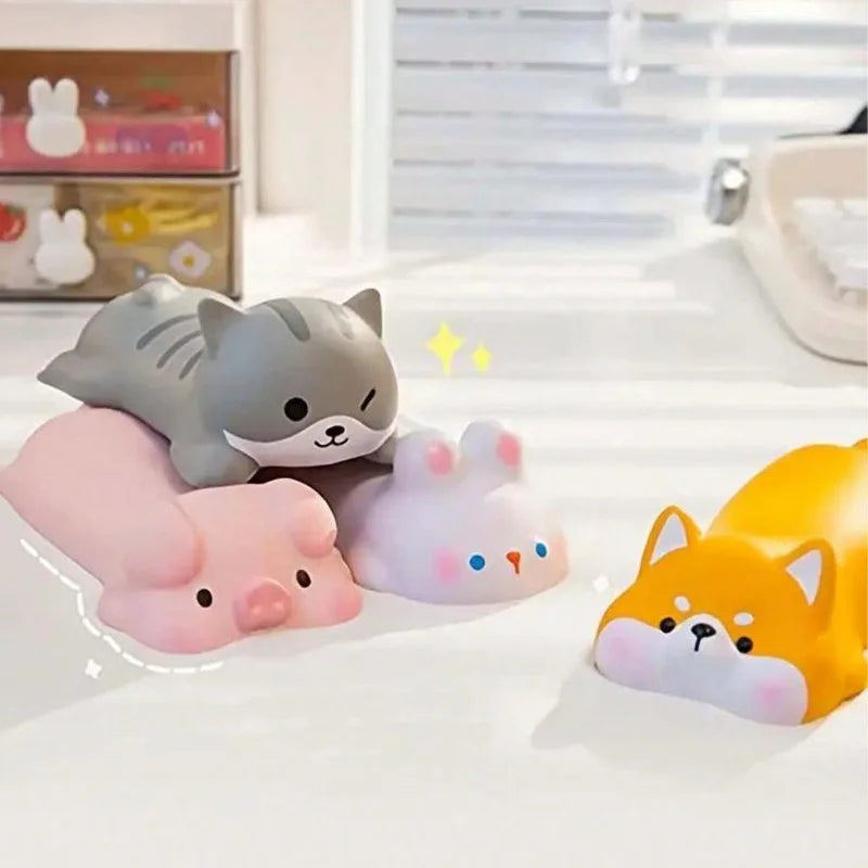 1pc Cute Wrist Rest, Support for Mouse Keyboard Computer Elbow Pad Arm Rest, for Desk, Kawaii, Office SuppliesPU Mouse Pad