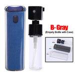 2in1 Microfiber Screen Cleaner Spray Bottle Set Mobile Phone Ipad Computer Microfiber Cloth Wipe Iphone Cleaning Glasses Wipes