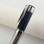 1 PC Luxury Metal Ballpoint/Rollerball Pen,Writes Smoothly with Blue Ink,Metal Body, and Business Style