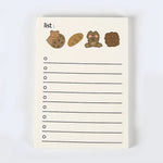 50 Sheets To Do List Memo Pad Cute School Stationery Notes ins Portable Notepad Office Supply Fruit Notebook Message Note Book