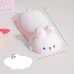 1pc Cute Wrist Rest, Support for Mouse Keyboard Computer Elbow Pad Arm Rest, for Desk, Kawaii, Office SuppliesPU Mouse Pad