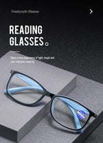 High Quality Square Reading Glasses Ultralight Unisex Anti Blue Light Vision Presbyopic Eyewear for Women Men Fashion Eyeglasses