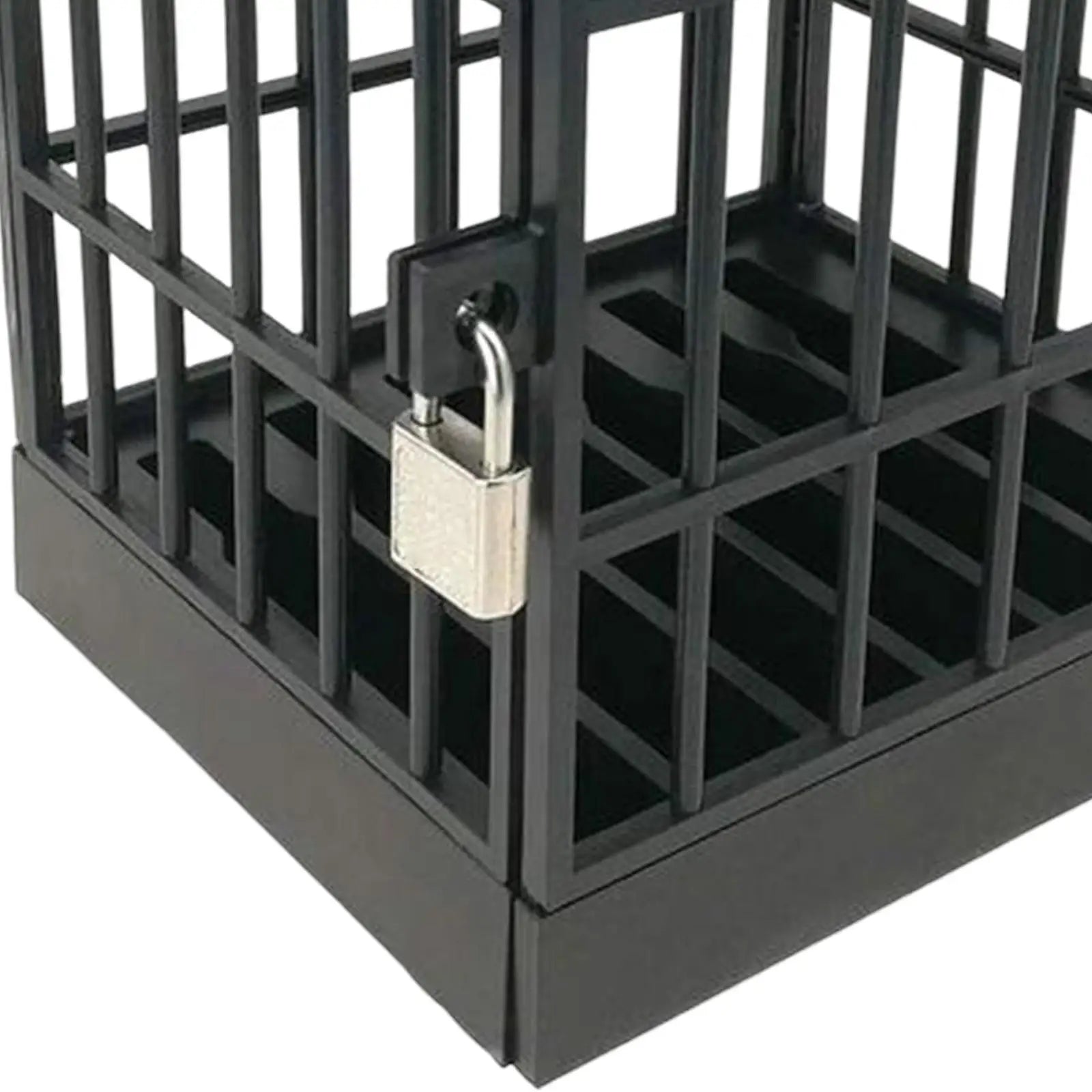 Cell Phone Lock Box with Jail Prison Novelty Locking Cage for Office Party