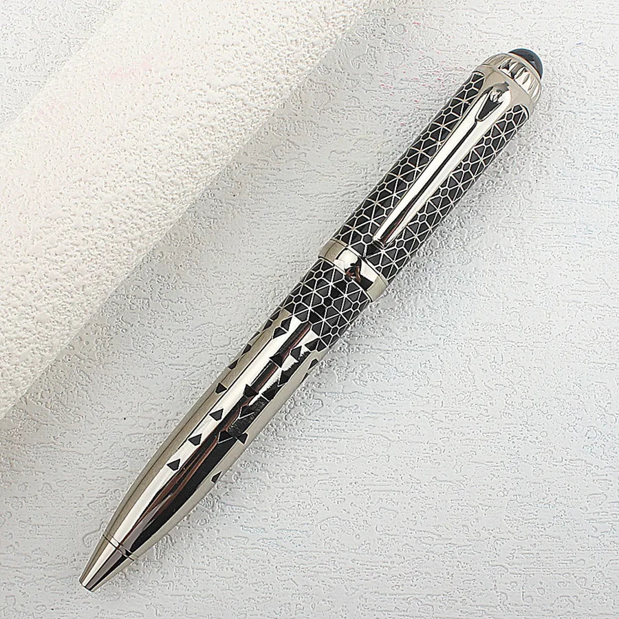 1 PC Luxury Metal Ballpoint/Rollerball Pen,Writes Smoothly with Blue Ink,Metal Body, and Business Style