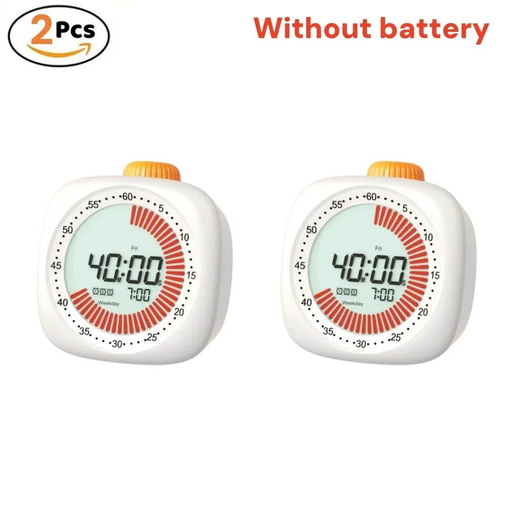 Digital Pomodoro Visual Timer Children Study Timer with Night Light,60-Minute Countdown Timer, Timer for studying Home&School