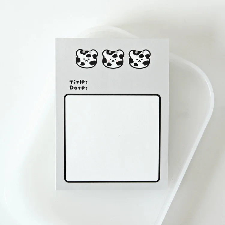 50 Sheets To Do List Memo Pad Cute School Stationery Notes ins Portable Notepad Office Supply Fruit Notebook Message Note Book