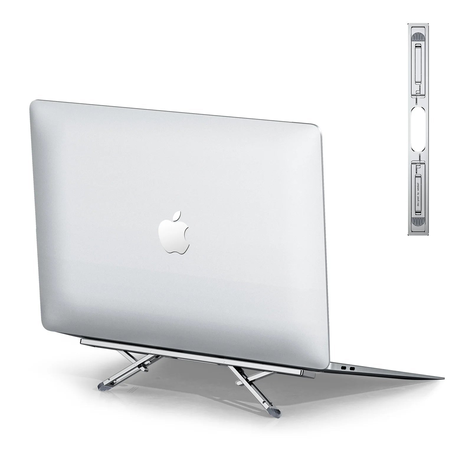 Oatsbasf Portable Laptop Stand for MacBook Air Pro iPad Matebook Adjustable Laptop Riser Invisible Foldable Notebook Bracket