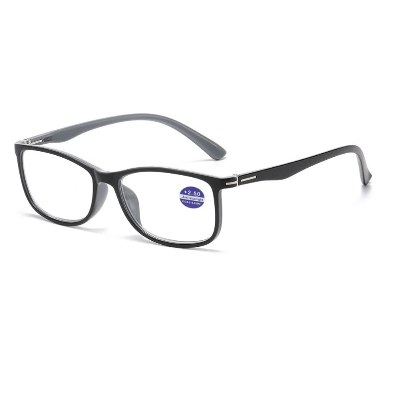 High Quality Square Reading Glasses Ultralight Unisex Anti Blue Light Vision Presbyopic Eyewear for Women Men Fashion Eyeglasses