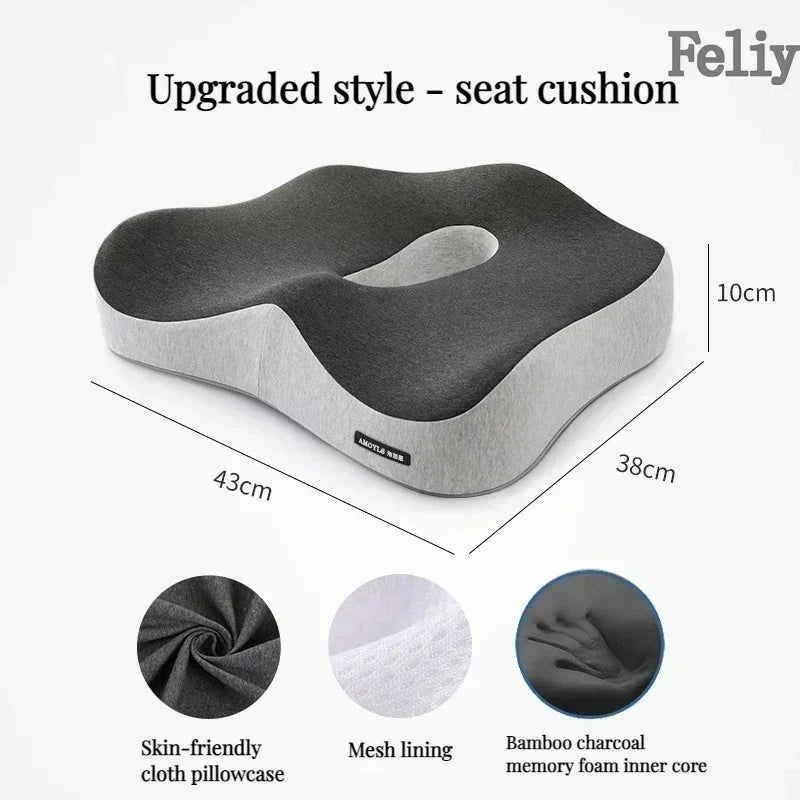 Ultimate Comfort Memory Foam Cushion for Office & Car - Nuvia Loop