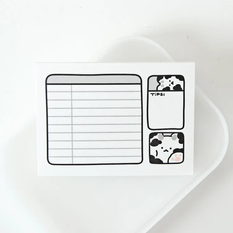 50 Sheets To Do List Memo Pad Cute School Stationery Notes ins Portable Notepad Office Supply Fruit Notebook Message Note Book