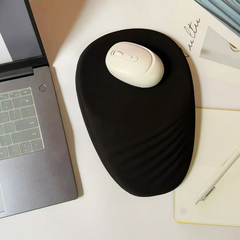 Ergonomic Mouse Pad Computer Game Mouse Pad Environmental Wrist Pad Solid Color Comfortable Mouse Mats For Office Accessories