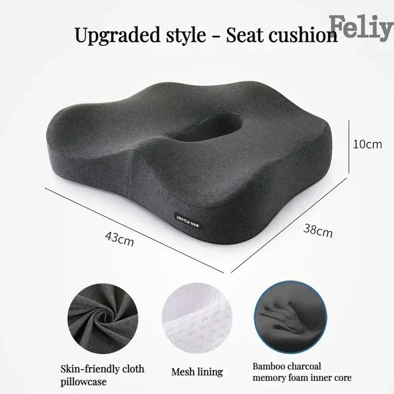 Ultimate Comfort Memory Foam Cushion for Office & Car - Nuvia Loop