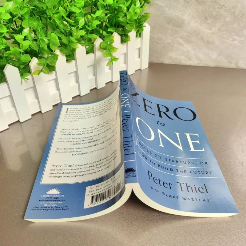 Zero to One by Peter Thiel - English Edition Book on How to Build the Future Startup Business Innovation Best Seller