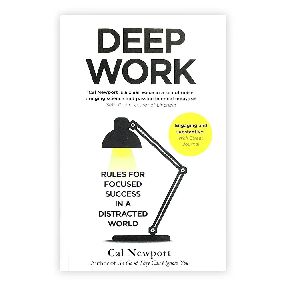 Cal Newport Deep Work Rules - Focus Success Guide for Leaders, 2025 Hardcover Motivation Book
