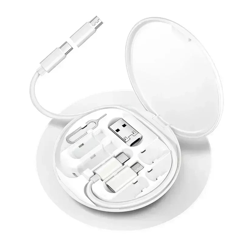 Mobile Phone Adapter USB C Multi-function Line Take Card Needle Card Slot for Lighting Conversion Set USB A & Type C To Micro