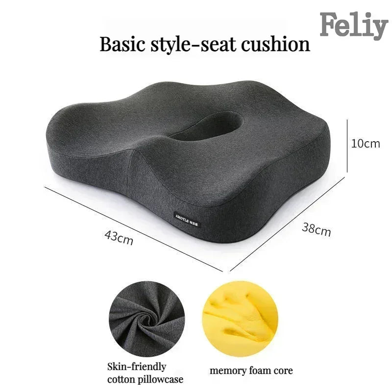 Ultimate Comfort Memory Foam Cushion for Office & Car - Nuvia Loop