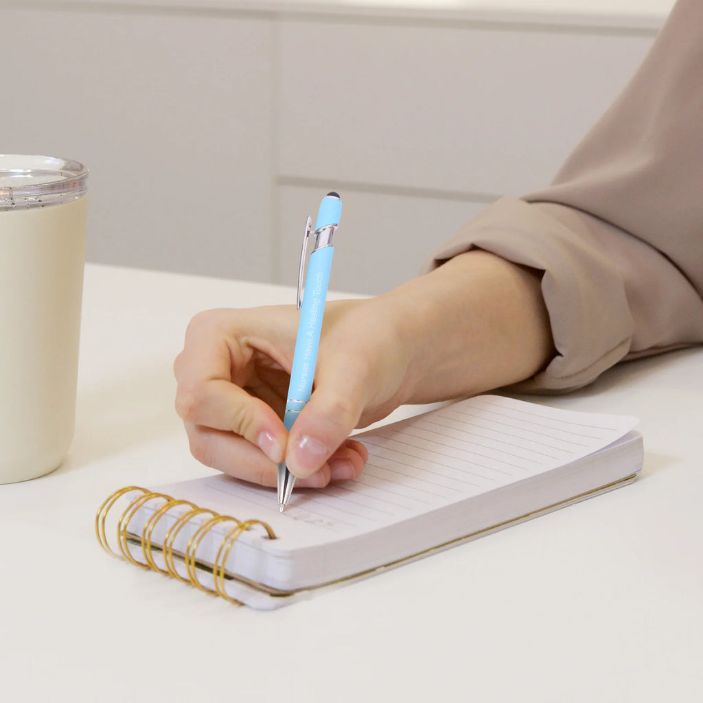 10 Pcs Black Ballpoint Pen Set Office Writing Pens Creative Design Inspirational Quotes Ergonomic Handle Smooth Portable Study