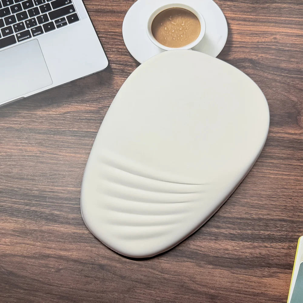 Ergonomic Mouse Pad Computer Game Mouse Pad Environmental Wrist Pad Solid Color Comfortable Mouse Mats For Office Accessories