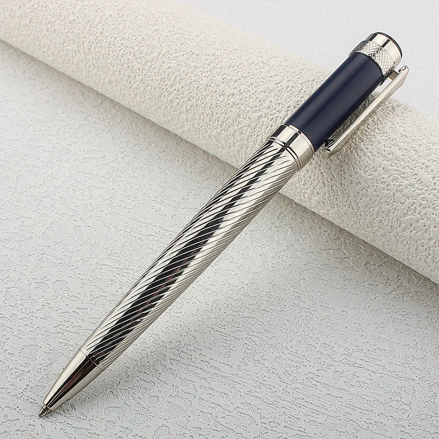 1 PC Luxury Metal Ballpoint/Rollerball Pen,Writes Smoothly with Blue Ink,Metal Body, and Business Style