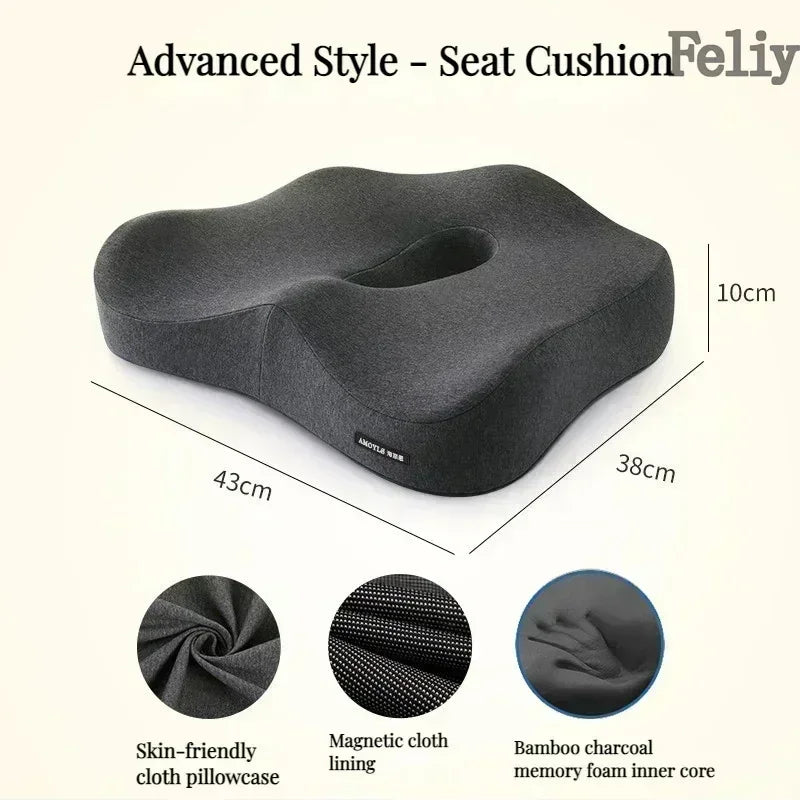 Ultimate Comfort Memory Foam Cushion for Office & Car - Nuvia Loop