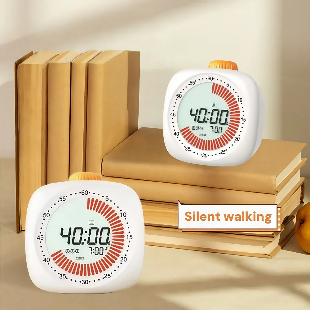 Digital Pomodoro Visual Timer Children Study Timer with Night Light,60-Minute Countdown Timer, Timer for studying Home&School