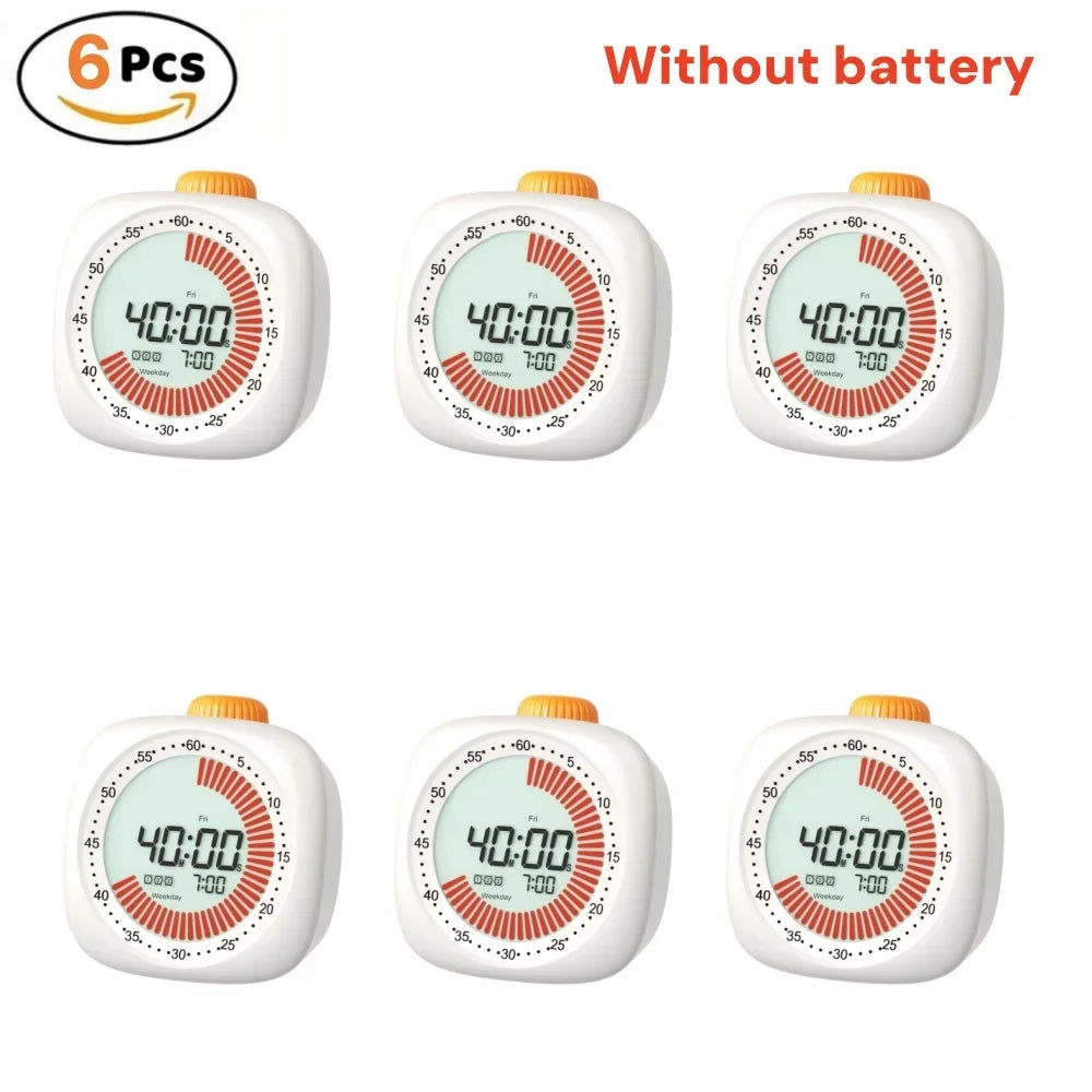 Digital Pomodoro Visual Timer Children Study Timer with Night Light,60-Minute Countdown Timer, Timer for studying Home&School