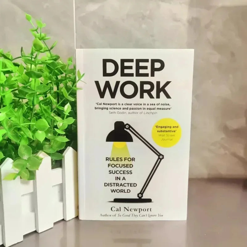 Cal Newport Deep Work Rules - Focus Success Guide for Leaders, 2025 Hardcover Motivation Book