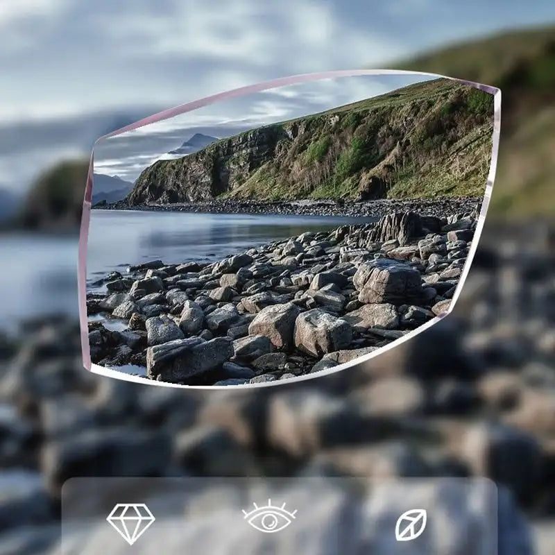 Óculos de leitura sem aro anti-luz azul, óculos filtrantes unissex para presbiopia, corte de diamante elegante, mulheres e homens