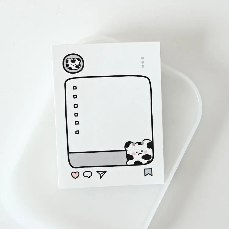 50 Sheets To Do List Memo Pad Cute School Stationery Notes ins Portable Notepad Office Supply Fruit Notebook Message Note Book