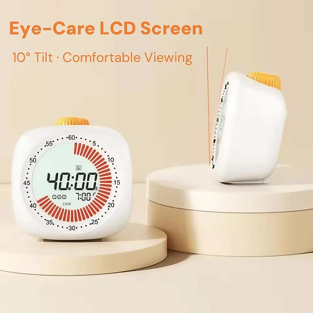 Digital Pomodoro Visual Timer Children Study Timer with Night Light,60-Minute Countdown Timer, Timer for studying Home&School