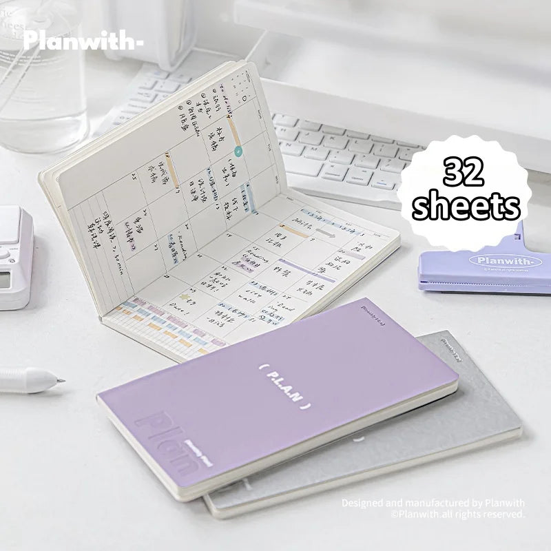 Soft Leather Planner Agenda A7 A6 Notebook Schedules Yearly Monthly Daily Plan To Do List Notepad Self Disciplined Punch Book