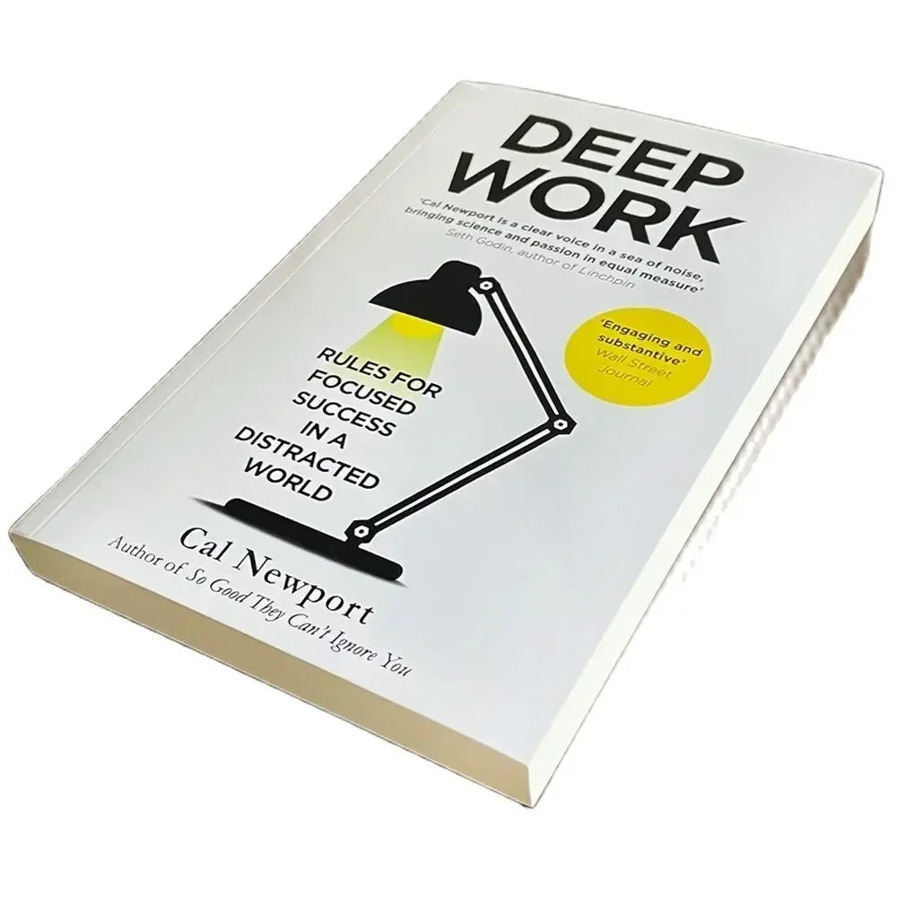 Cal Newport Deep Work Rules - Focus Success Guide for Leaders, 2025 Hardcover Motivation Book
