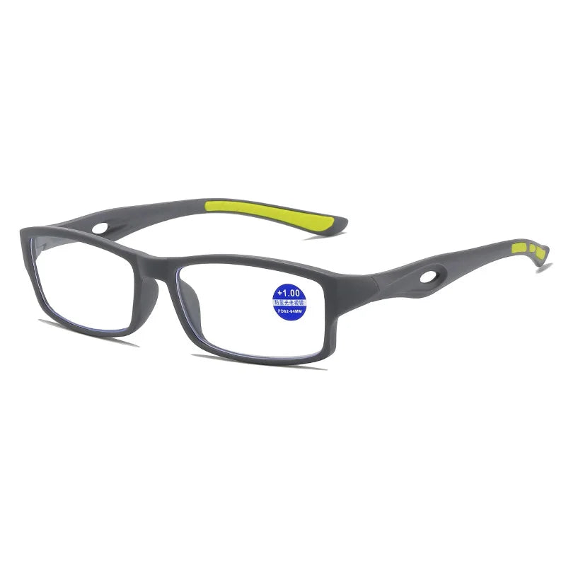 Fashion Reading Glasses Man Sport Non-Slip Anti Blue Light Women Style High Definition Computer Eyeglass+1.0+2.0+3.0+4.0