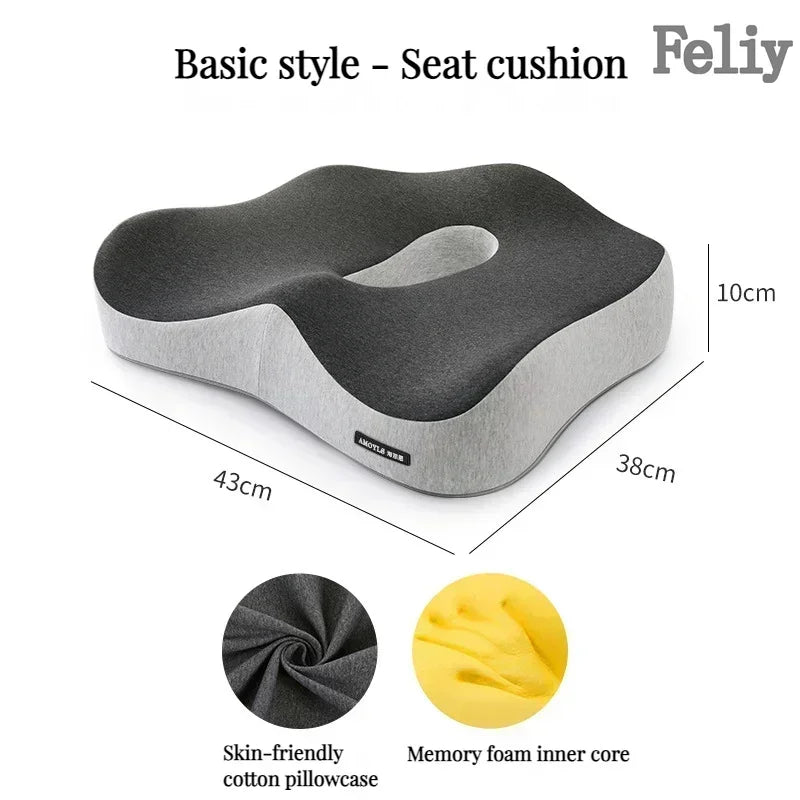 Ultimate Comfort Memory Foam Cushion for Office & Car - Nuvia Loop