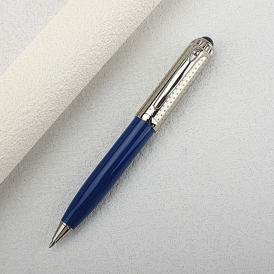1 PC Luxury Metal Ballpoint/Rollerball Pen,Writes Smoothly with Blue Ink,Metal Body, and Business Style