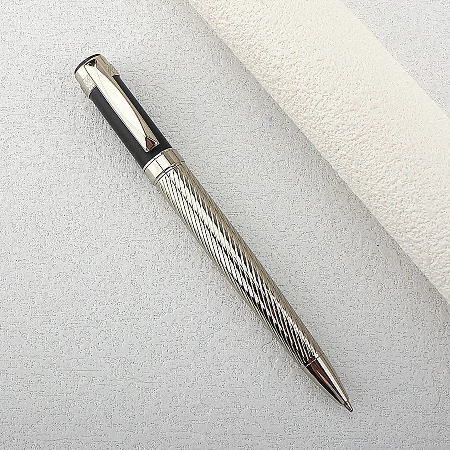 1 PC Luxury Metal Ballpoint/Rollerball Pen,Writes Smoothly with Blue Ink,Metal Body, and Business Style